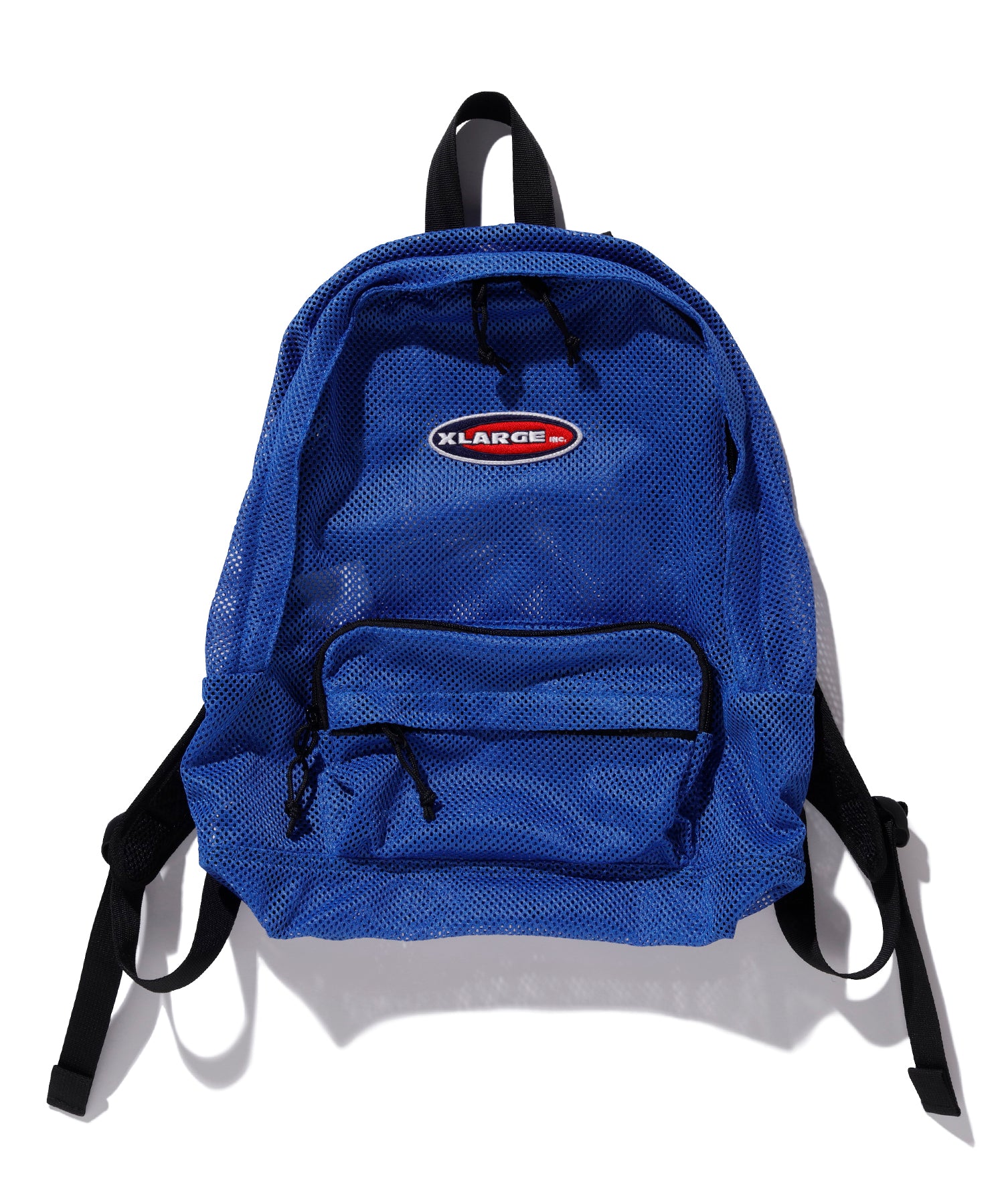 X-Large Patched Mesh Backpack zaino nero mesh