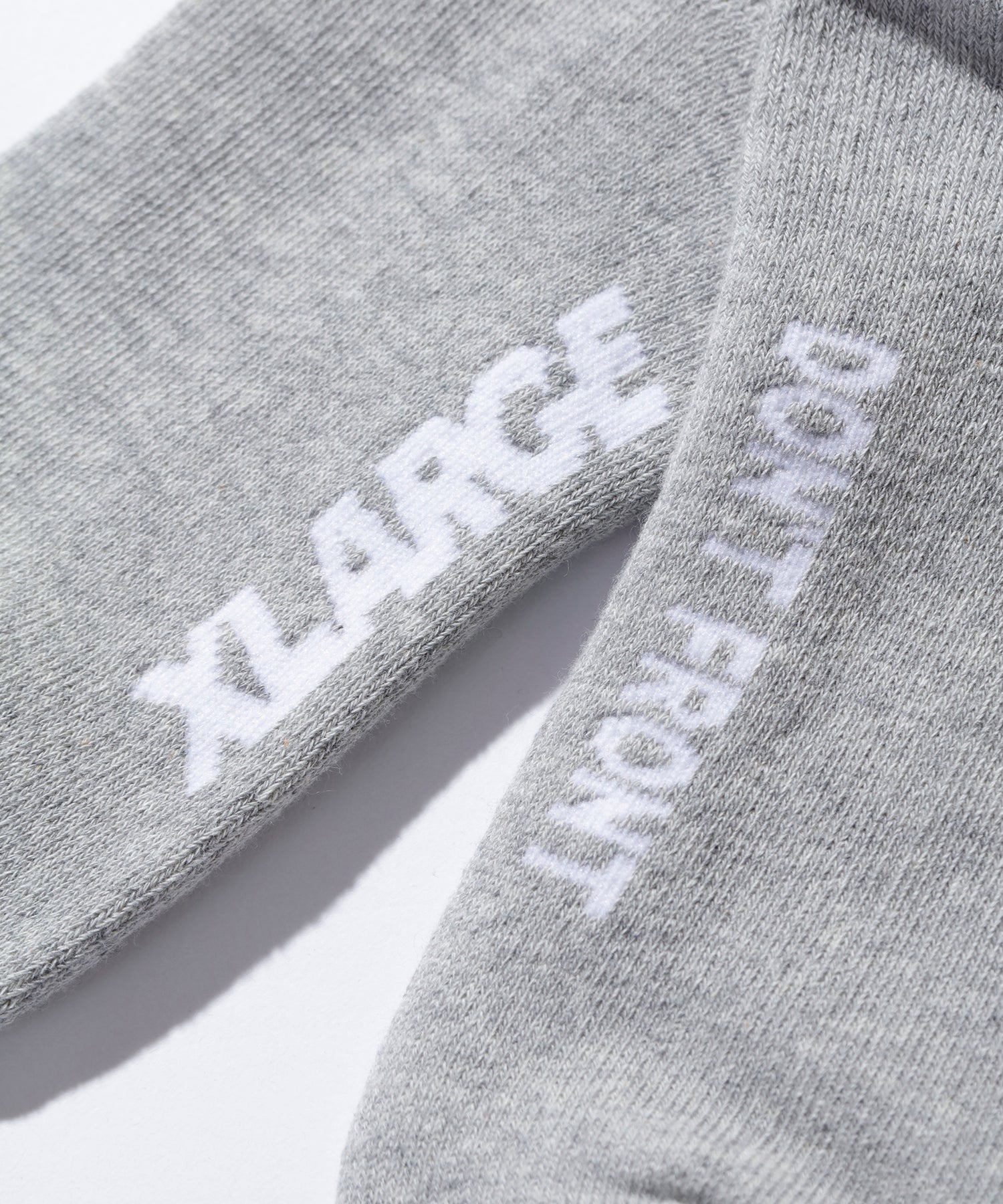 X-Large Embroidered OG calzini cotone bianchi