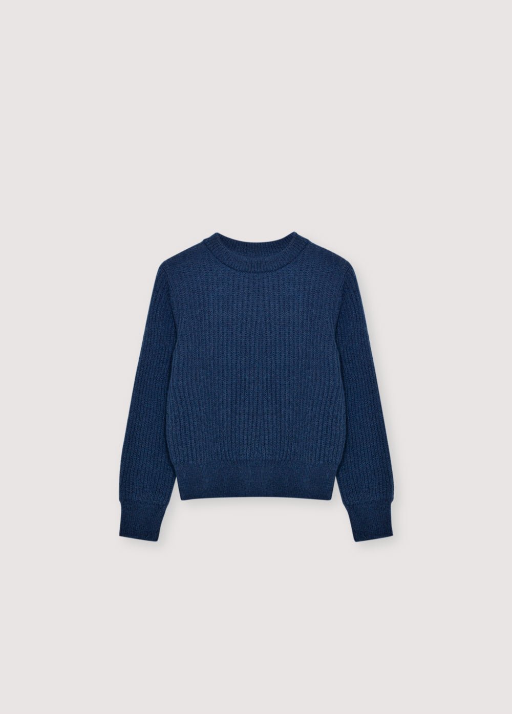 The New Society Lina Maglione Blu Navy Mohair