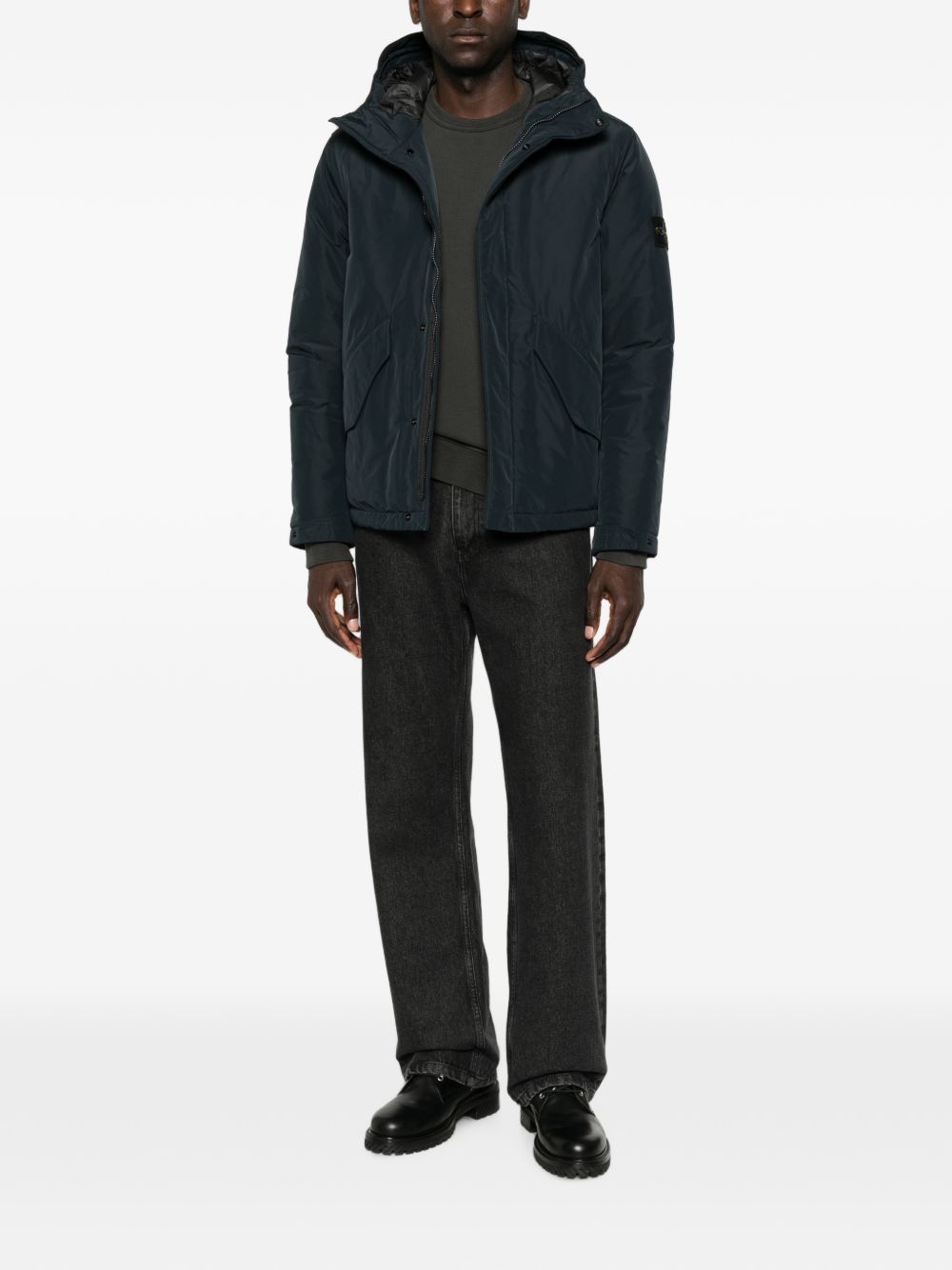 Stone Island L2S154100010 parka navy blue uomo