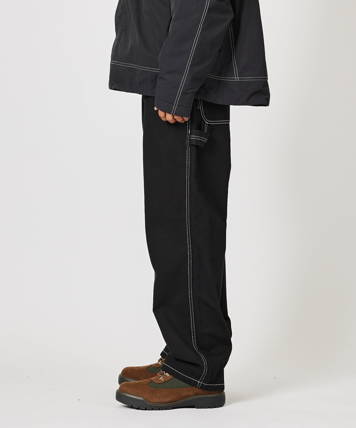 X-Large LA Stitched Painter pantaloni nero