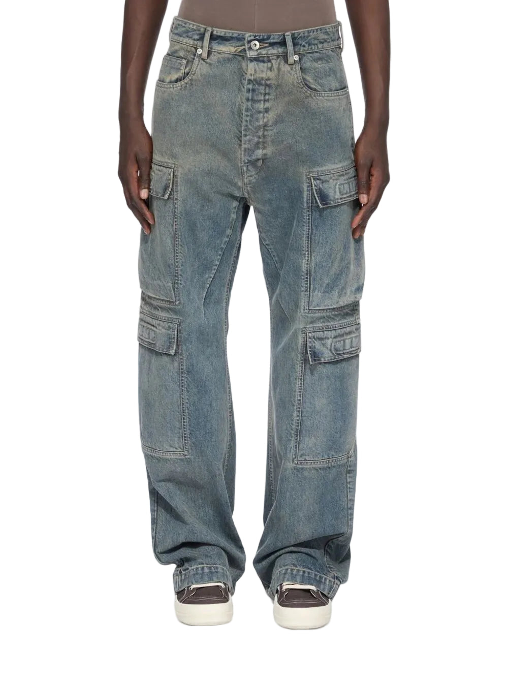 DRKSHDW DU02F6361 jeans uomo mineral indigo