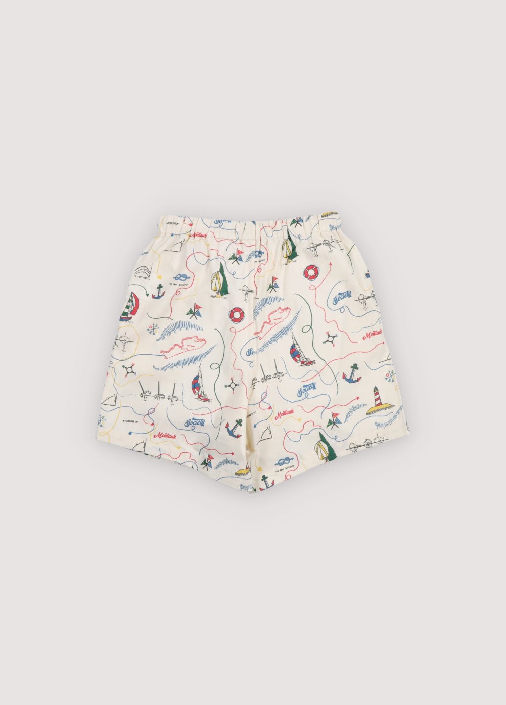 The New Society Clove bermuda bambino mappa cotone