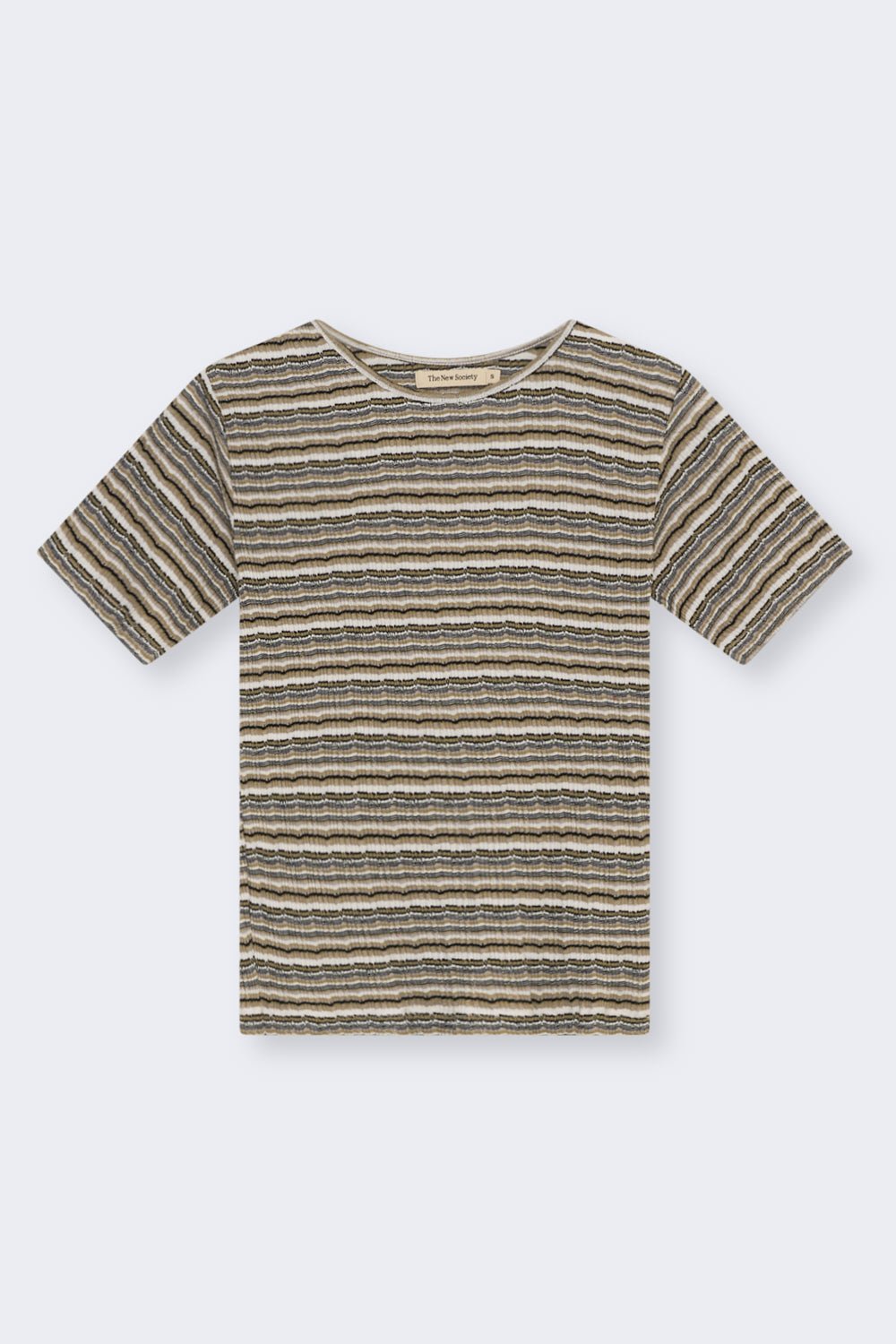 The New Society Silene T-Shirt Donna Rigata Multicolor