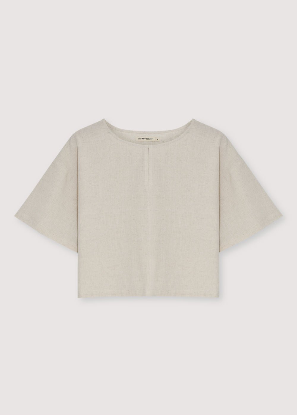 The New Society Melissa blusa lino sand vigore donna