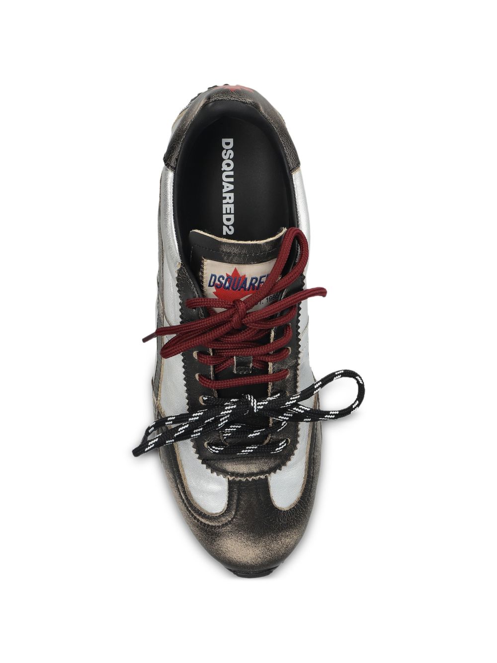 Dsquared2 SNM0486 sneakers uomo nero argento