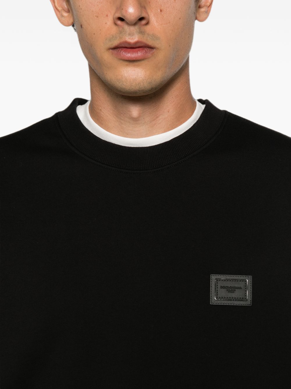 Dolce & Gabbana G9AHST Felpa Nera uomo