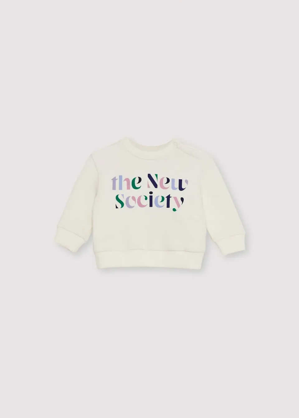 The New Society Alice felpa neonato bianca 6 mesi