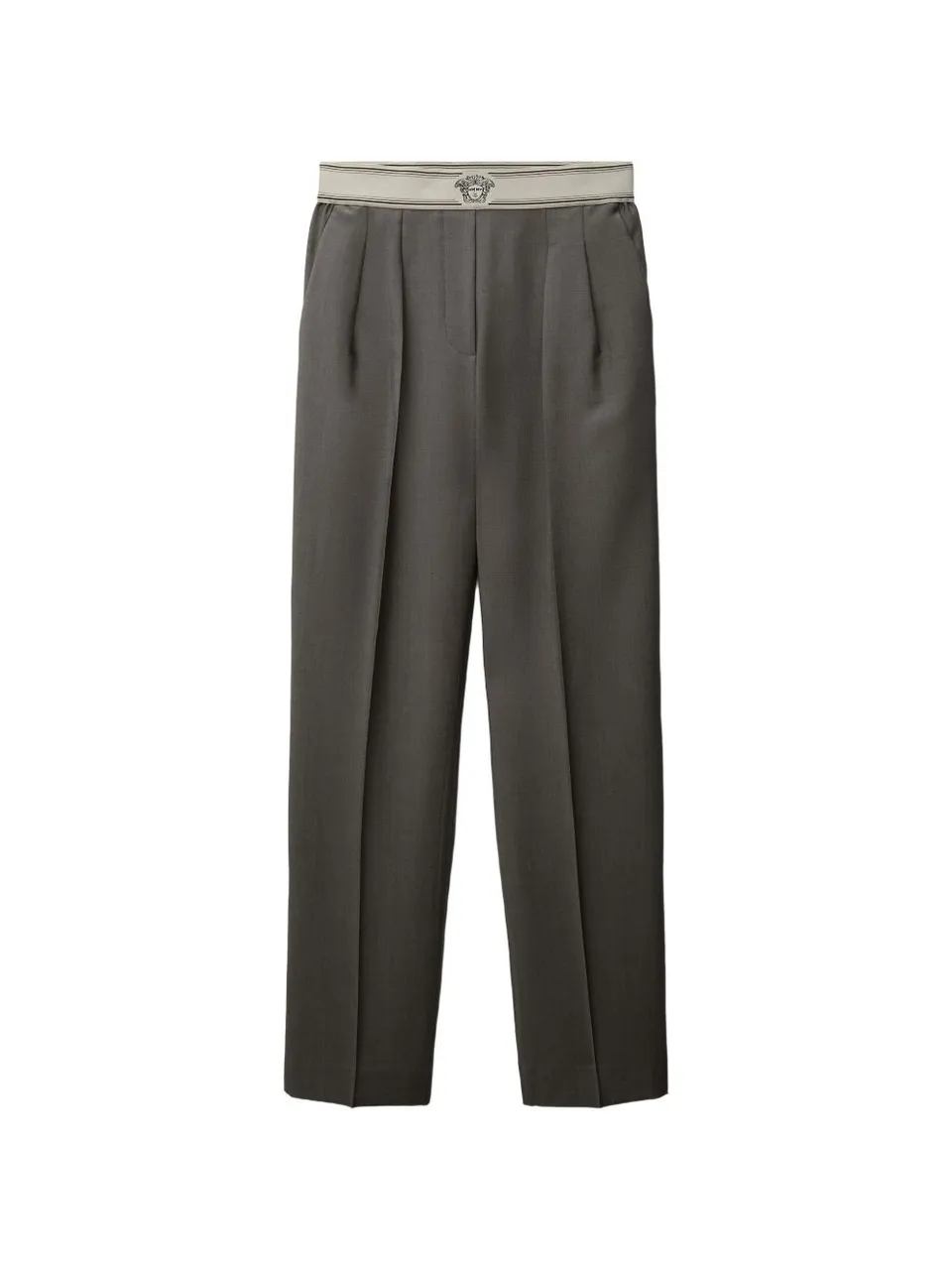Versace 1025885 pantaloni donna grigio freddo