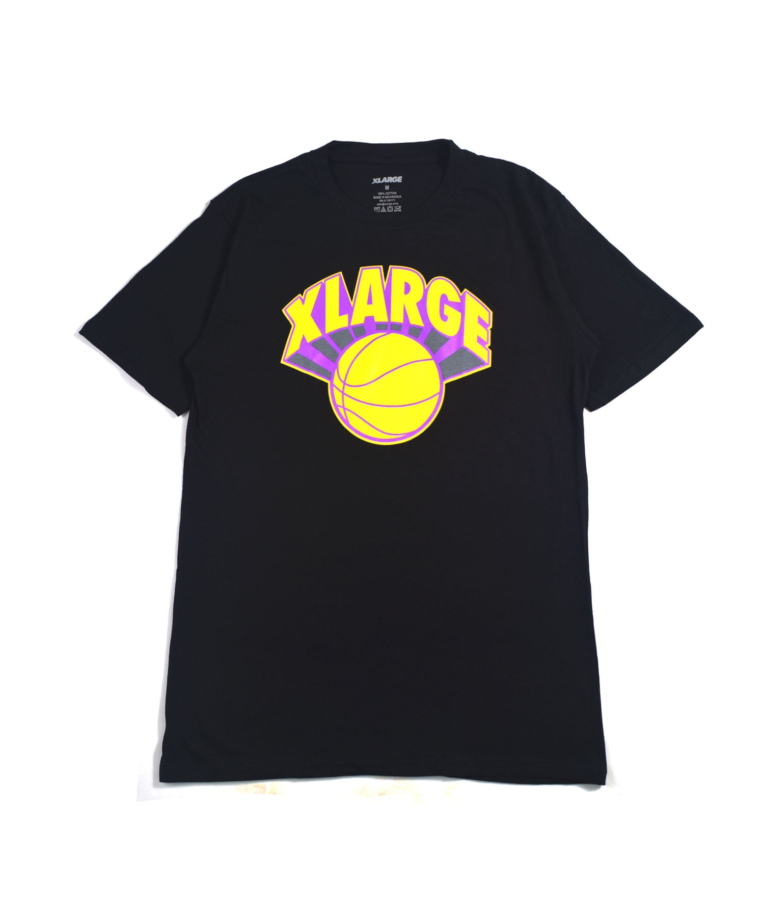 X-Large B-Ball S/S Tee t-shirt bianca basket