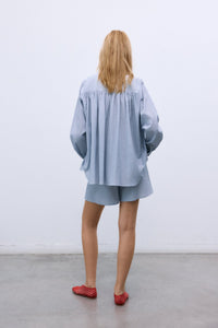 The New Society Cloe camicia donna gessato cotone