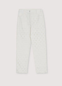 The New Society Camelia pantaloni donna ricamati cotone
