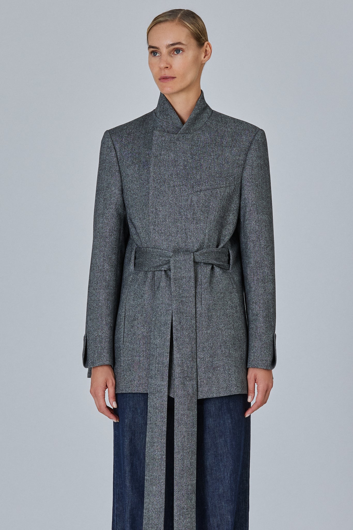 Sa Su Phi Lauren giacca flanella lana cashmere 38