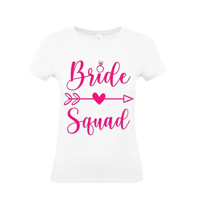 Mr. Gadgets Bride Squad t-shirt addio nubilato cotone