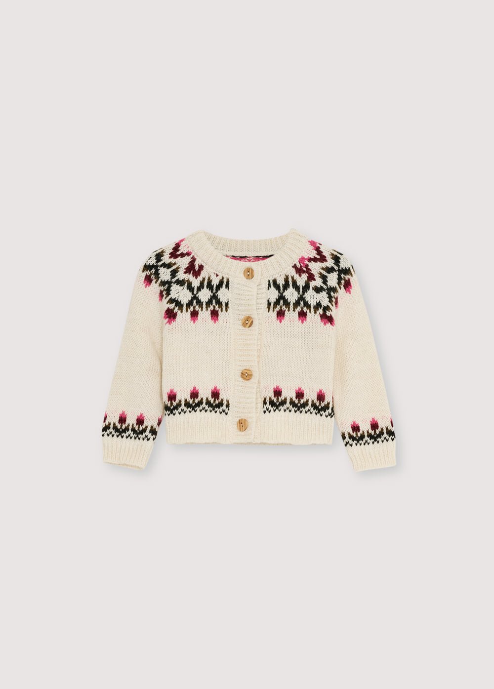 The New Society Wendy cardigan bianco floreale 6 anni