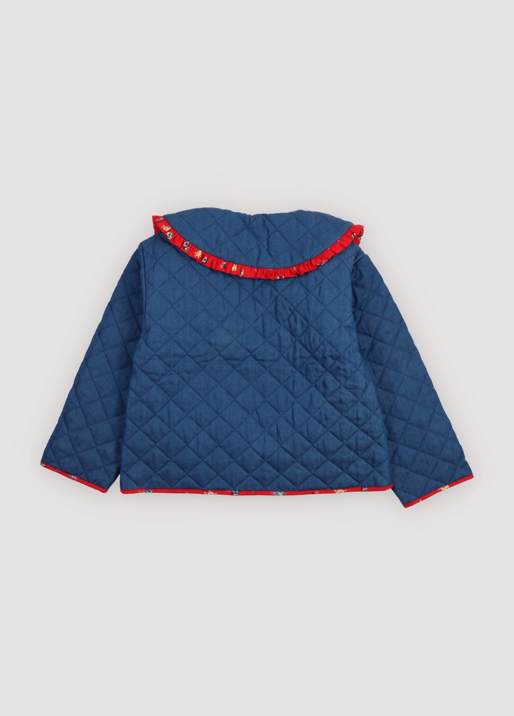 The New Society Amapola Jacket giacca bambina 6 anni floreale reversibile