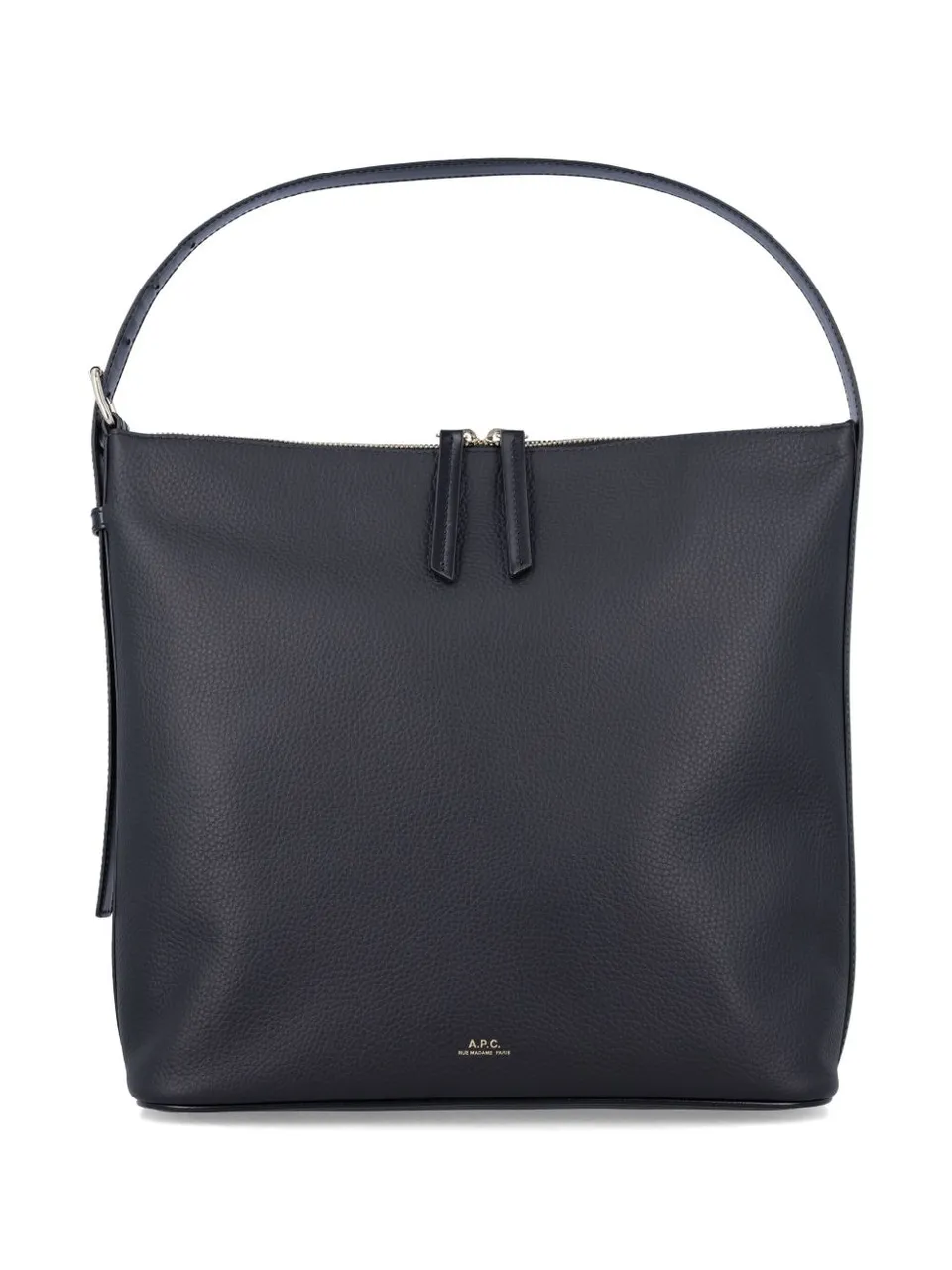 A.P.C. PXCBL borsa a mano nera pelle
