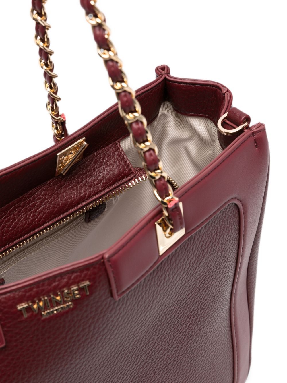 Twinset 262TB7040 tote burgundy red donna