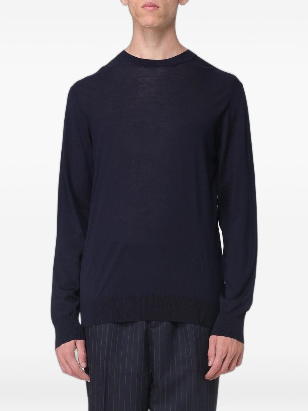 Golden Goose GMP00947 maglia uomo blu navy