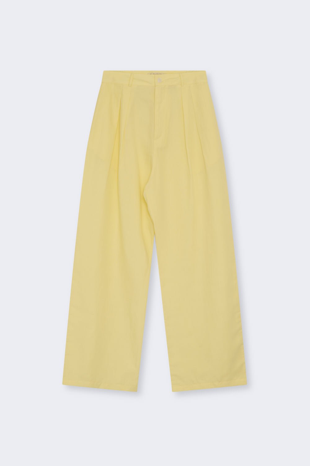 The New Society Amaryllis pantalone donna lino giallo