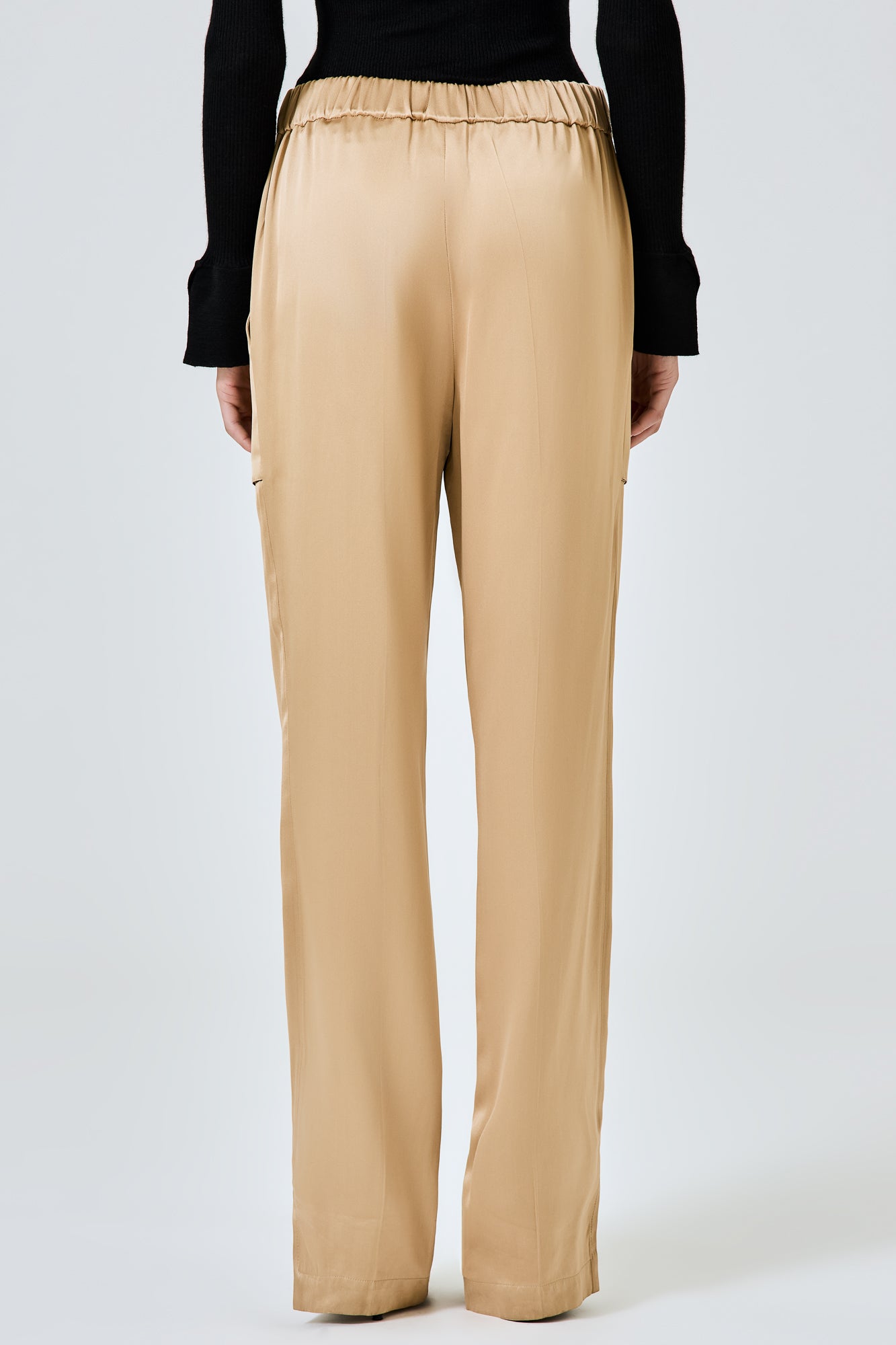 Sa Su Phi Adriana jogger doppio satin gold