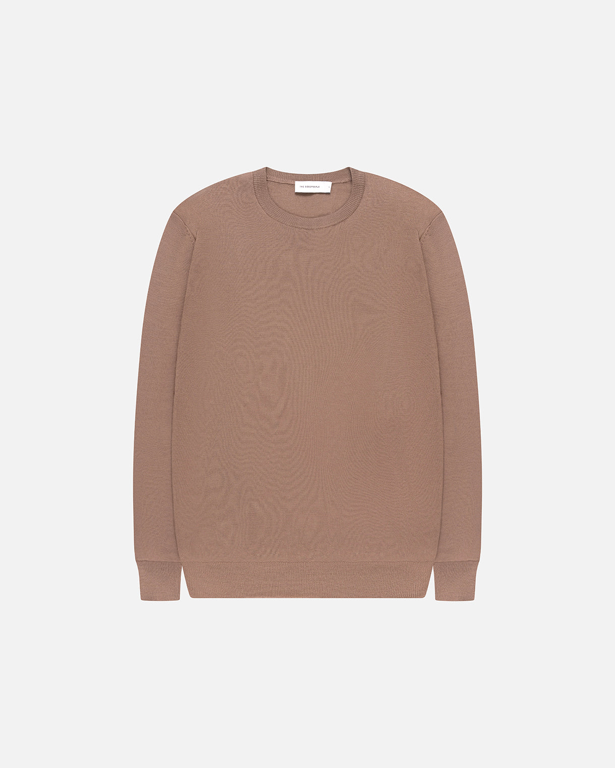 Goodpeople Essential Merino maglione cognac lana