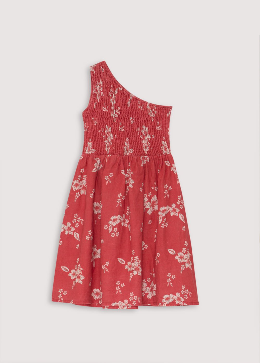The New Society Nauplia Teen Dress vestito lino fiori 12 anni