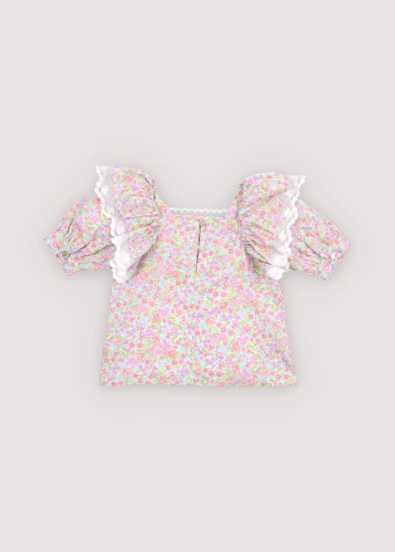 The New Society Rose camicetta bambina Rose Print