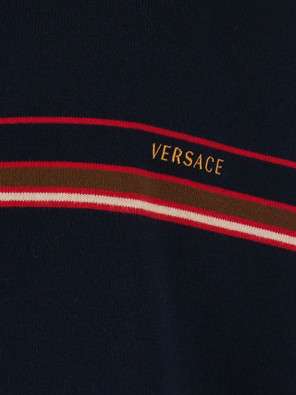 Versace 1025744 polo blu navy uomo
