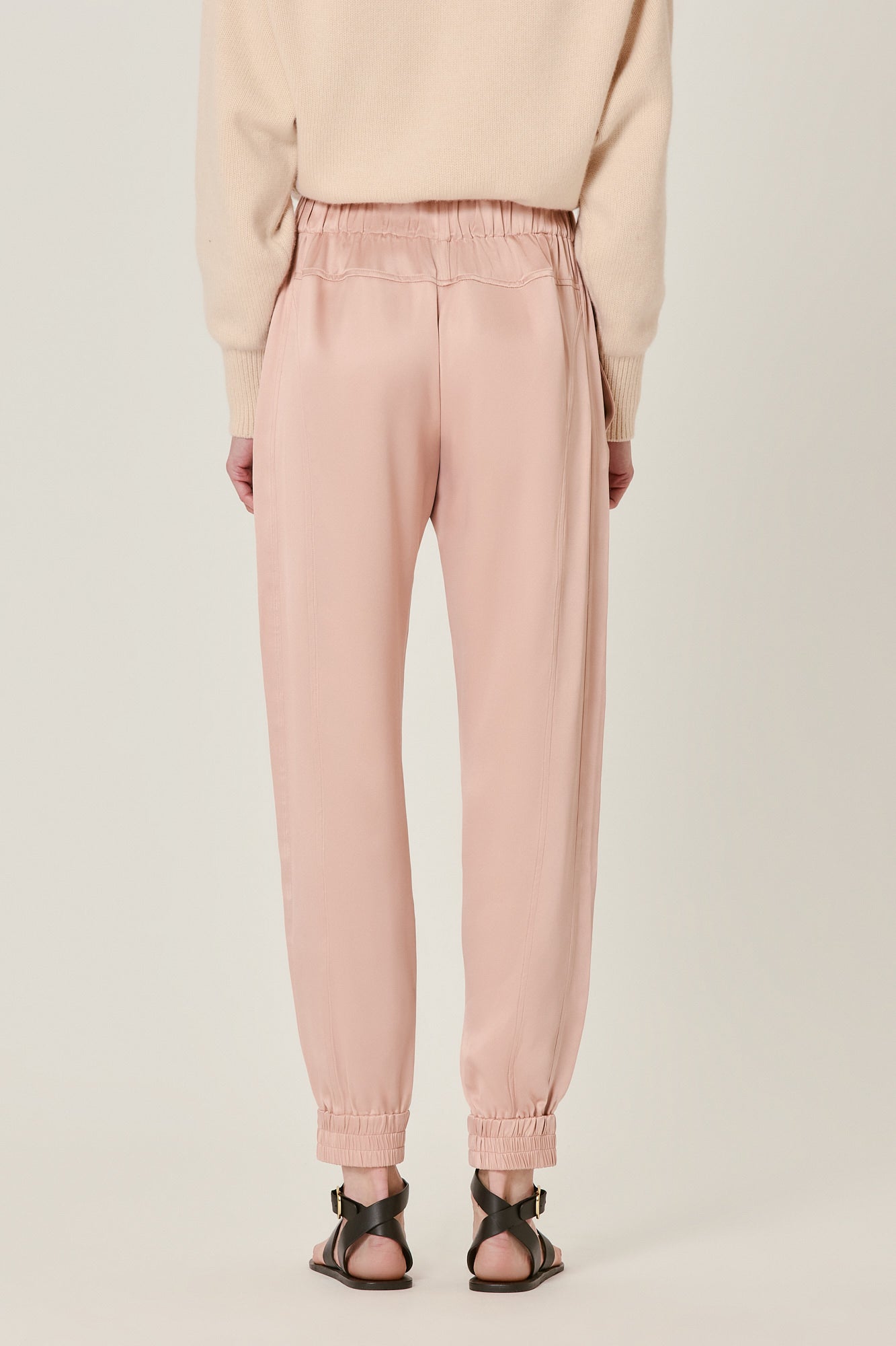 Sa Su Phi Valentina joggers donna 38 cemento satin