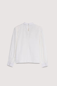 The New Society Nara blusa donna bianco cotone