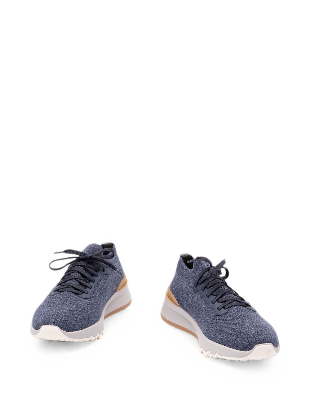 Brunello Cucinelli MZUWLBO253 mocassini blu uomo