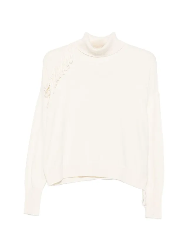 Twinset 262AP3010 maglia donna bianca
