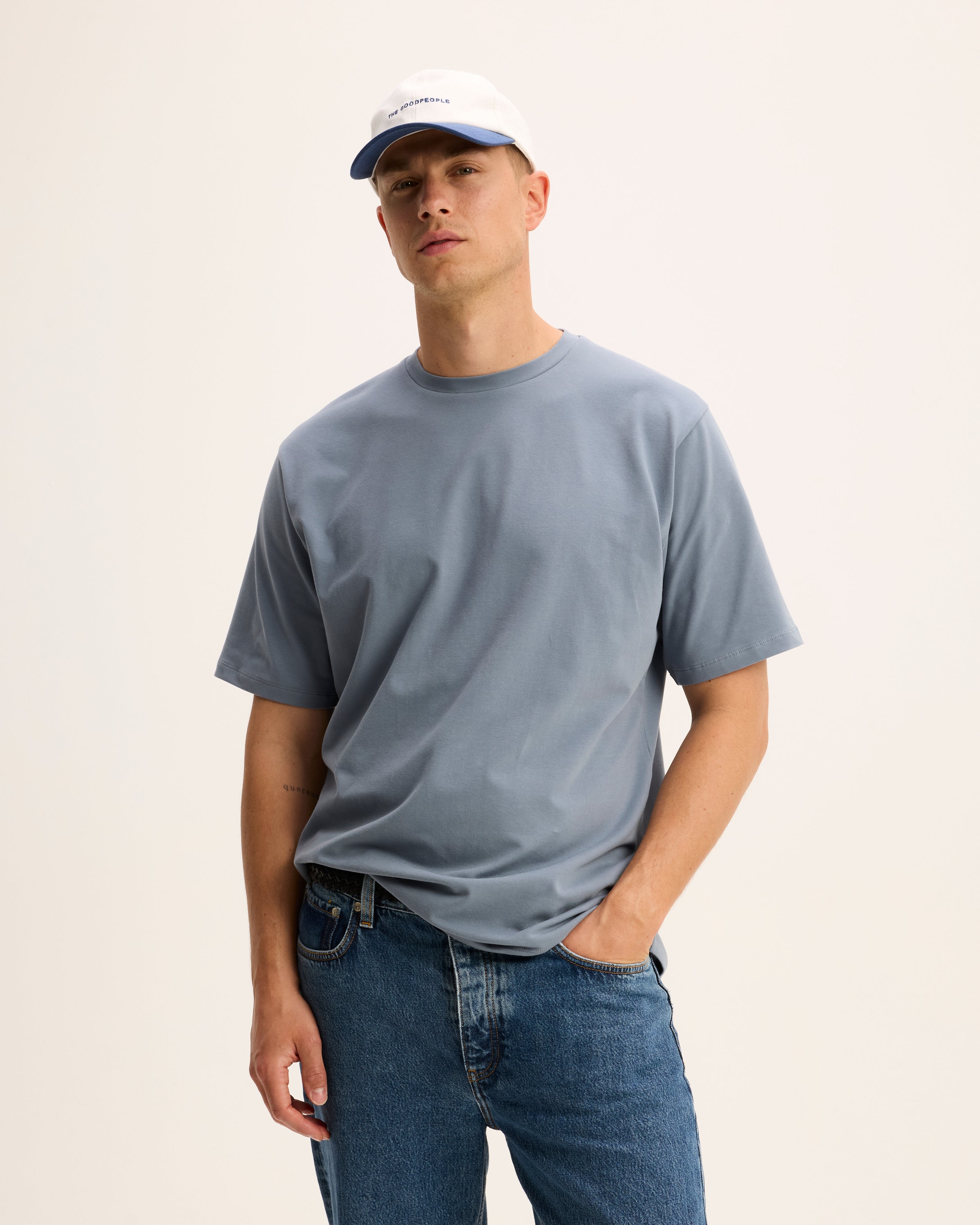 GOODPEOPLE Ted T-Shirt Cotone 2 Pezzi Relaxed Fit