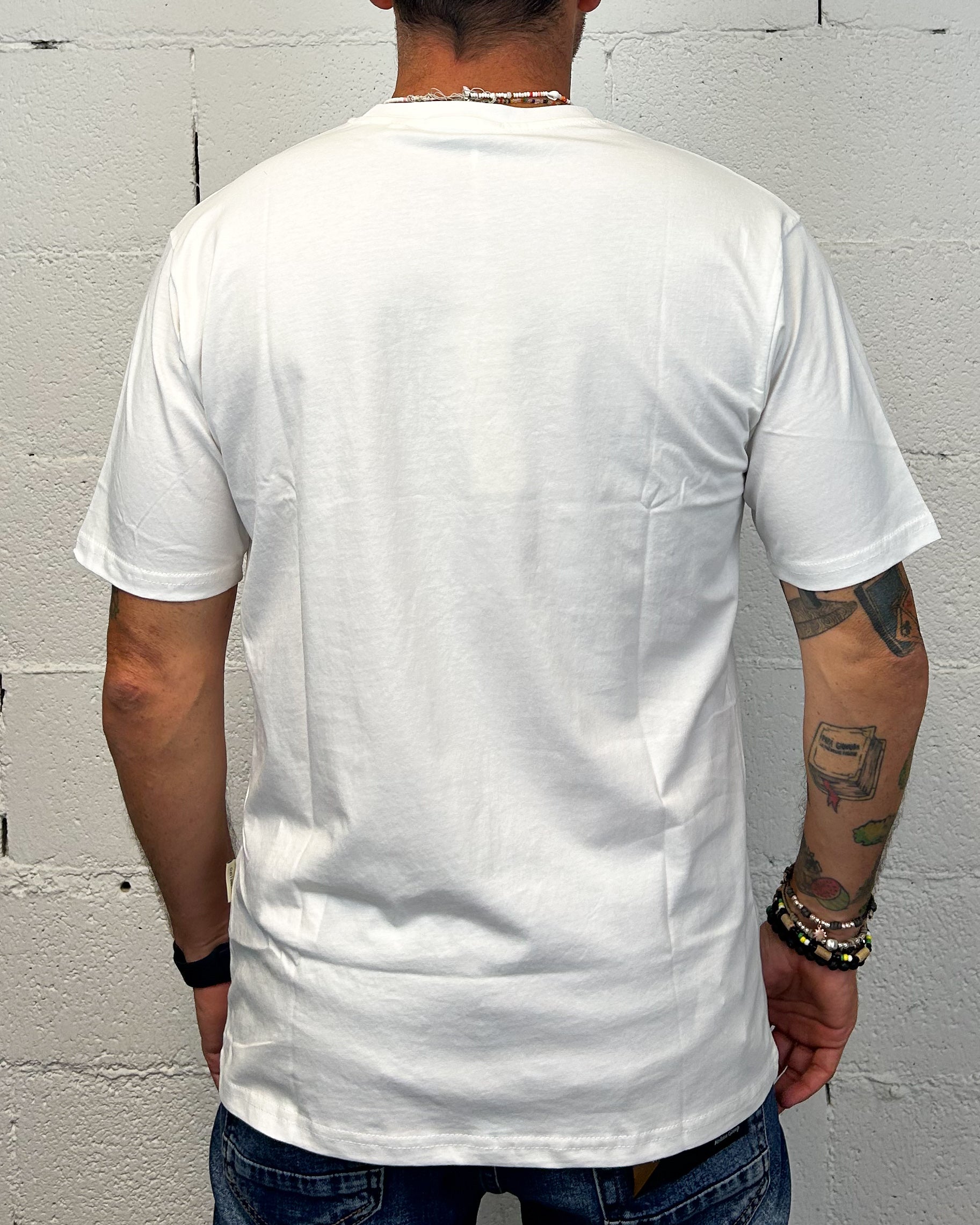 ONLYONE GIANNI LUPO Superbasic t-shirt bianca