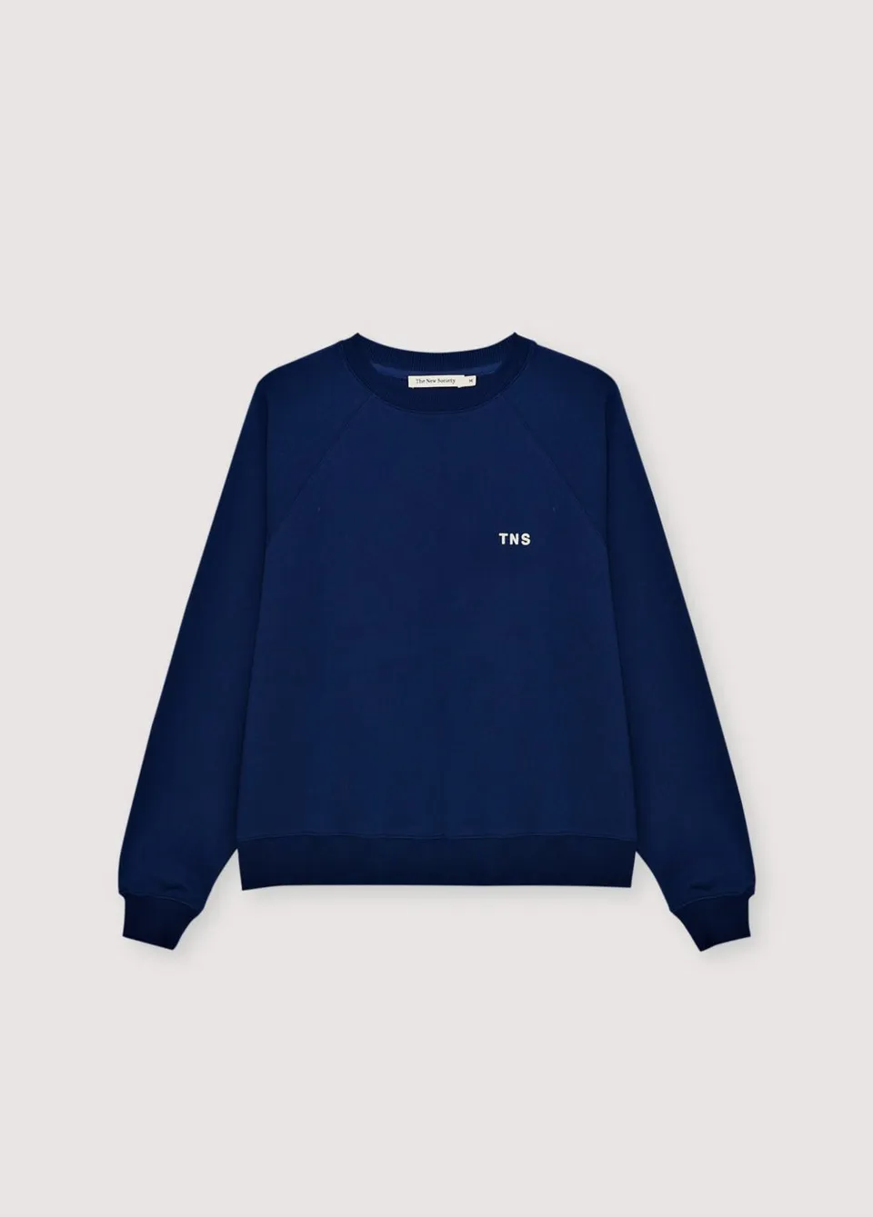 The New Society Logo felpa donna midnight 100% cotone