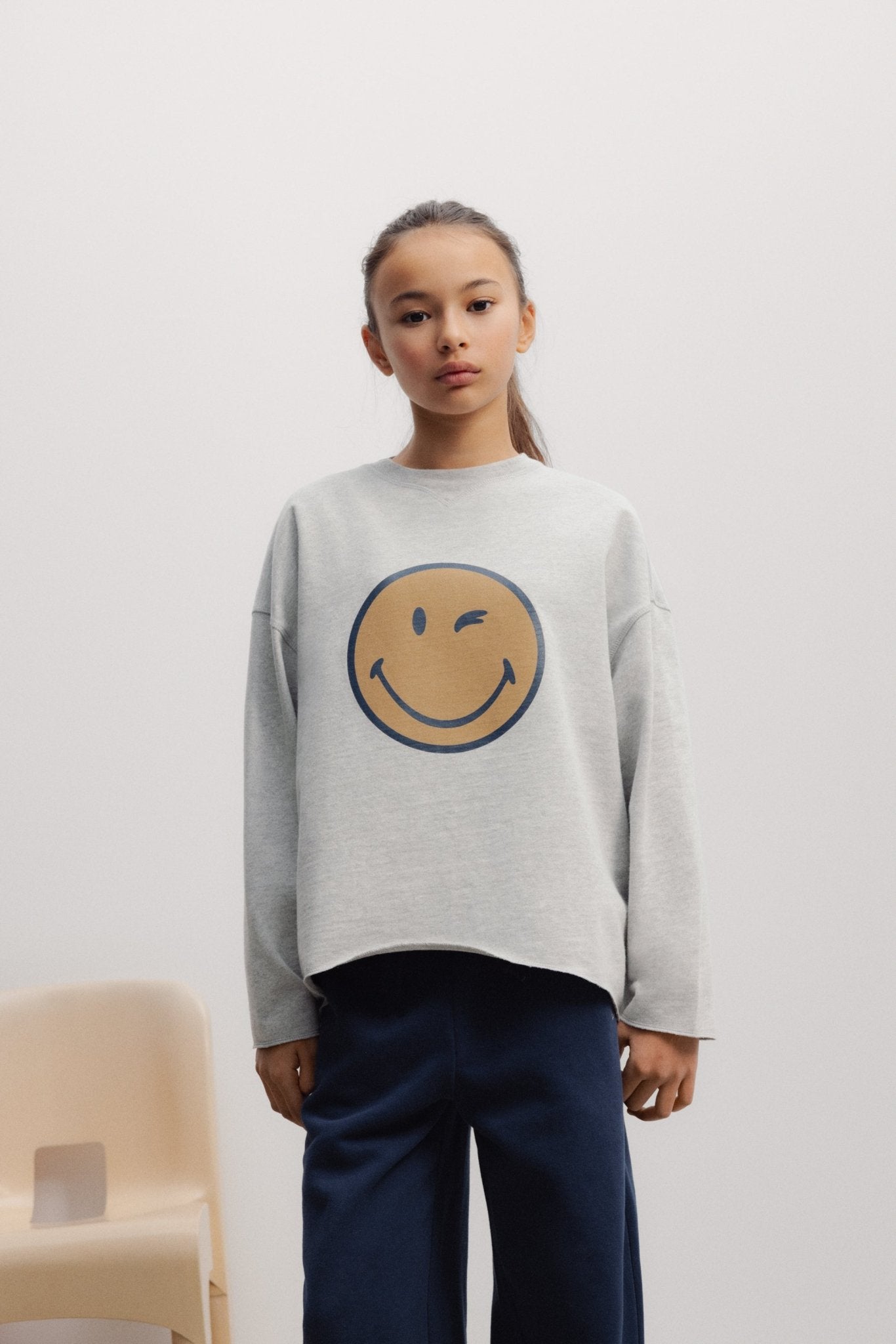 The New Society SmileyWorld Teen felpa cotone