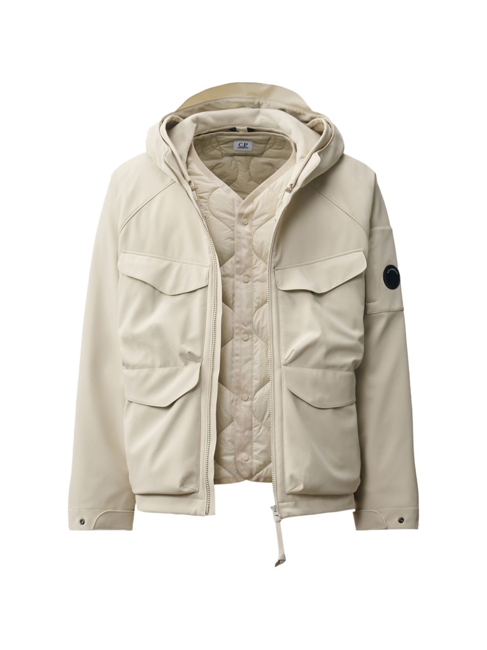 C.P. Company 21CMOW004A giubbotto silver birch uomo