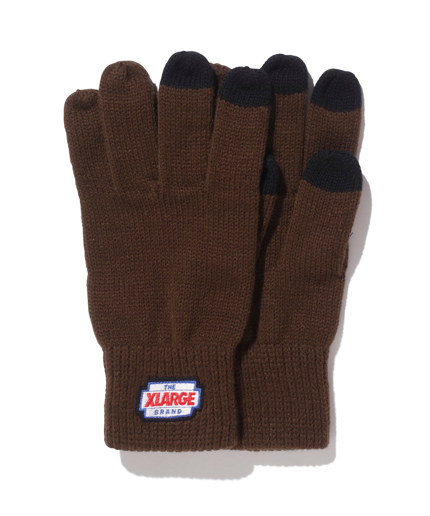 X-Large Emblem Logo Glove guanti neri taglia unica