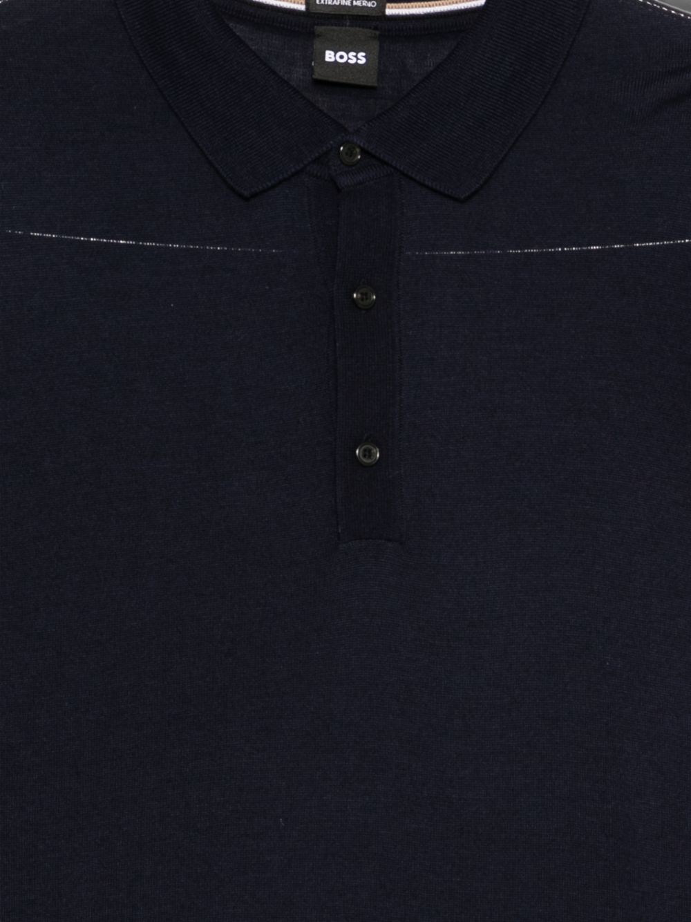 Boss 50565503 maglia blu scuro uomo
