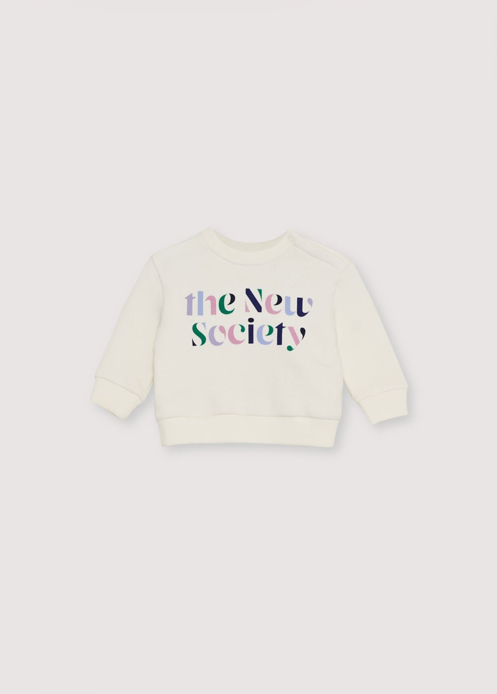 The New Society Alice felpa neonato bianca 6 mesi