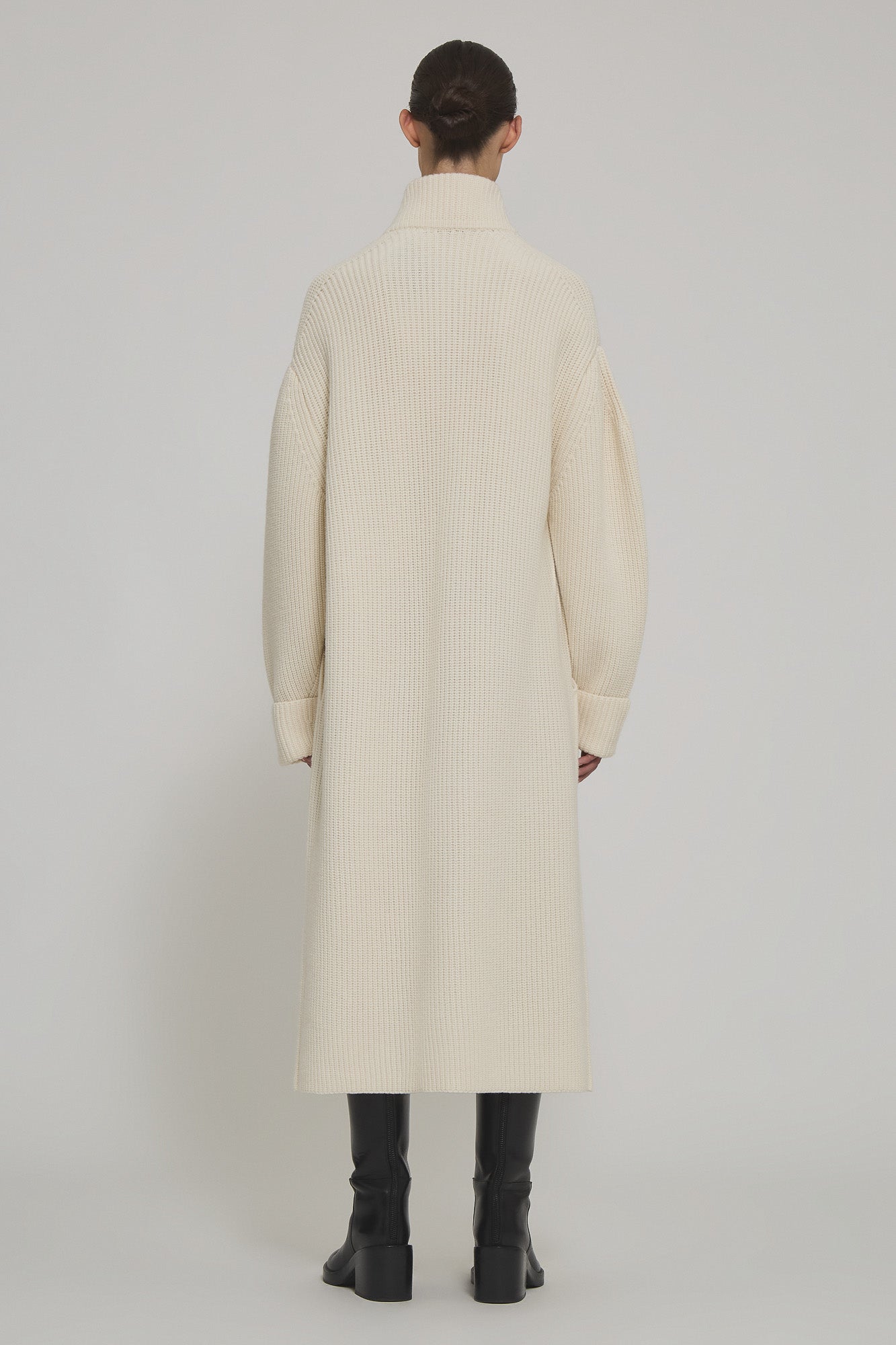 Sa Su Phi Cardigan Lungo avorio misto cashmere