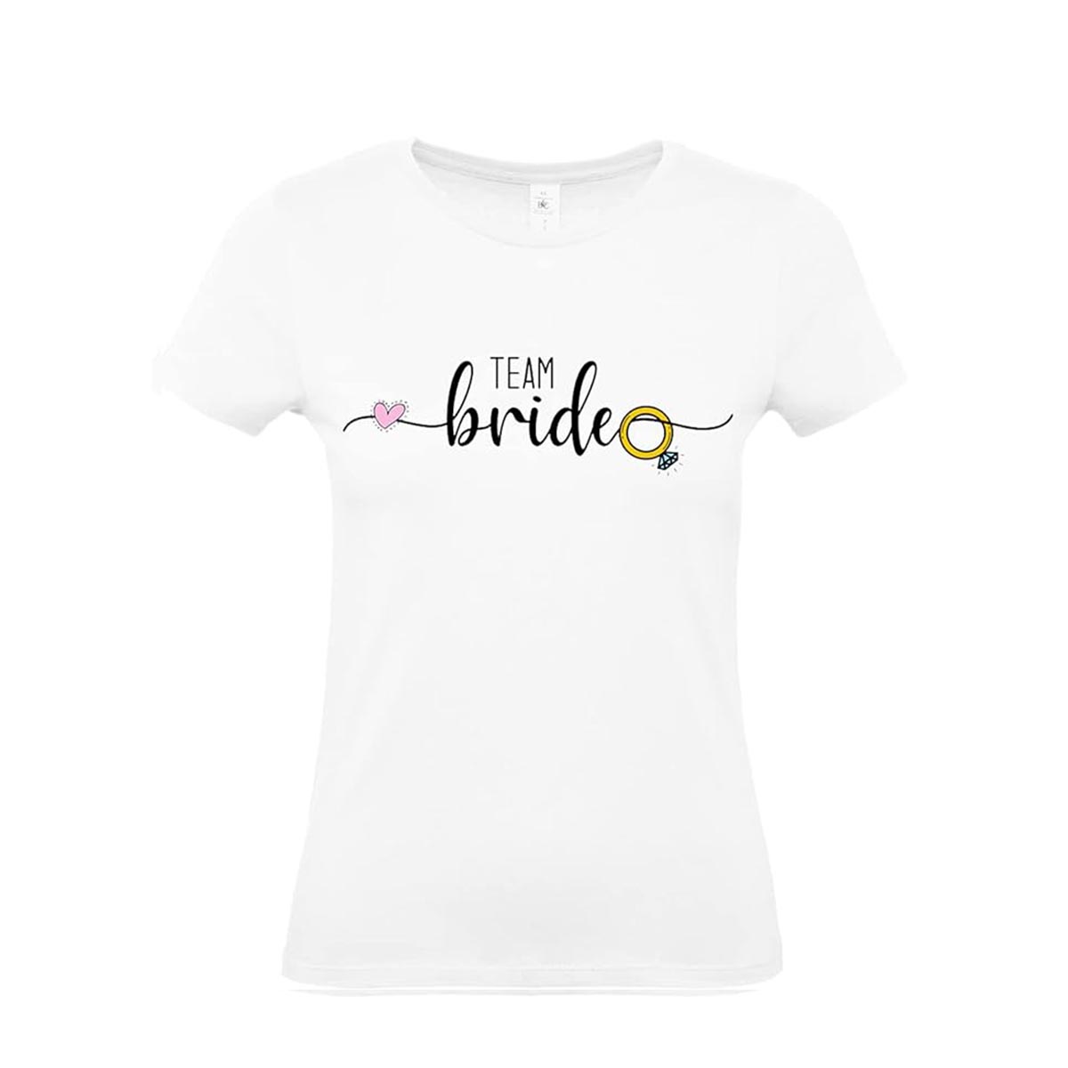 Mr. Gadgets Team Bride To Be t-shirt addio nubilato cotone