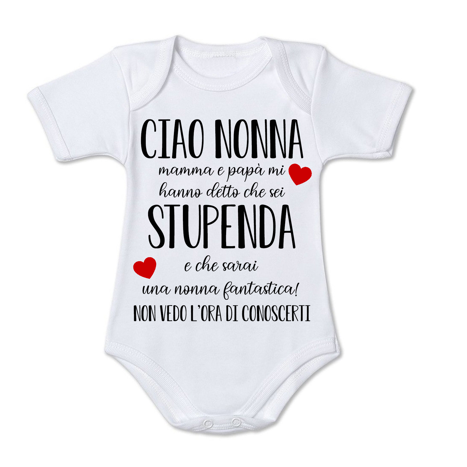 Mr. Gadgets Nonni body neonato cotone stampa sublimatica
