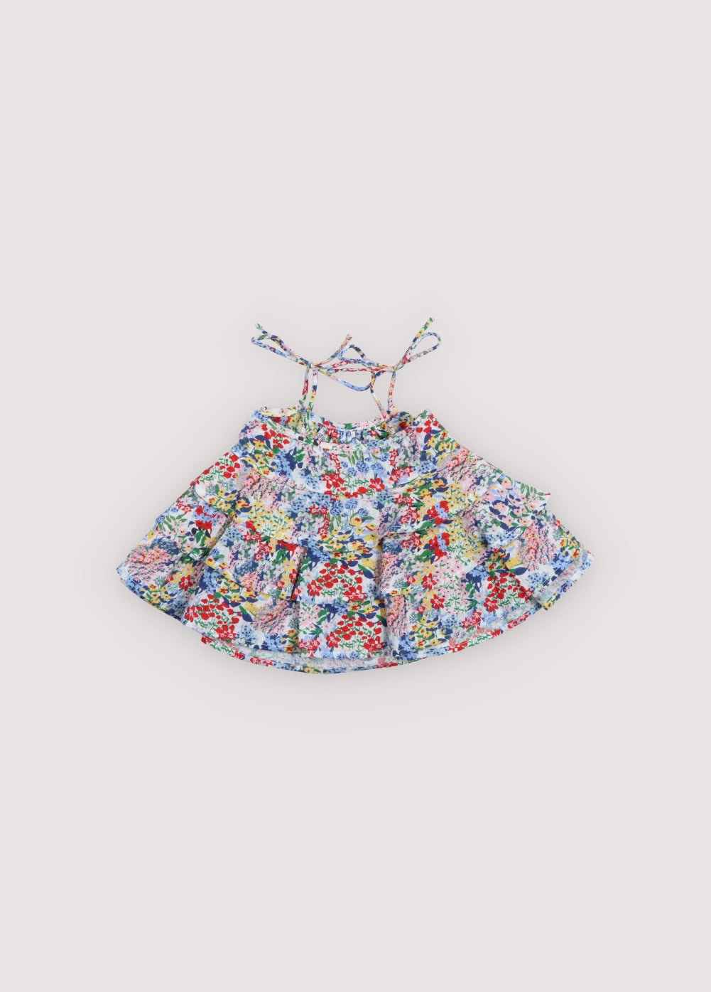The New Society Verbena vestito neonata fiori 6 mesi cotone leggero