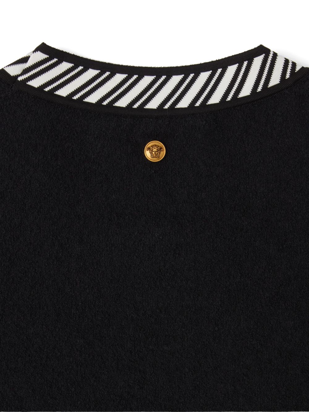 Versace 1026388 1A183311B000 maglia donna nera