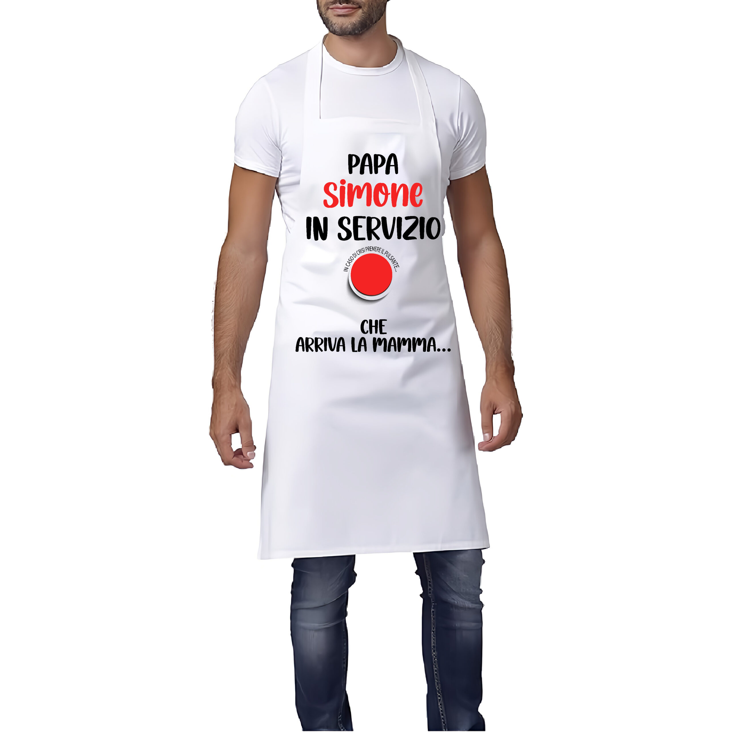 Mr. Gadgets Papà in Servizio grembiule cucina personalizzato