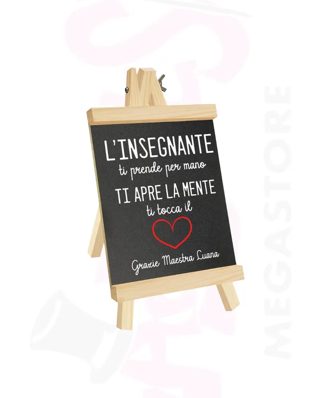 Mr. Gadgets lavagnetta per maestre regalo personalizzato con scatola