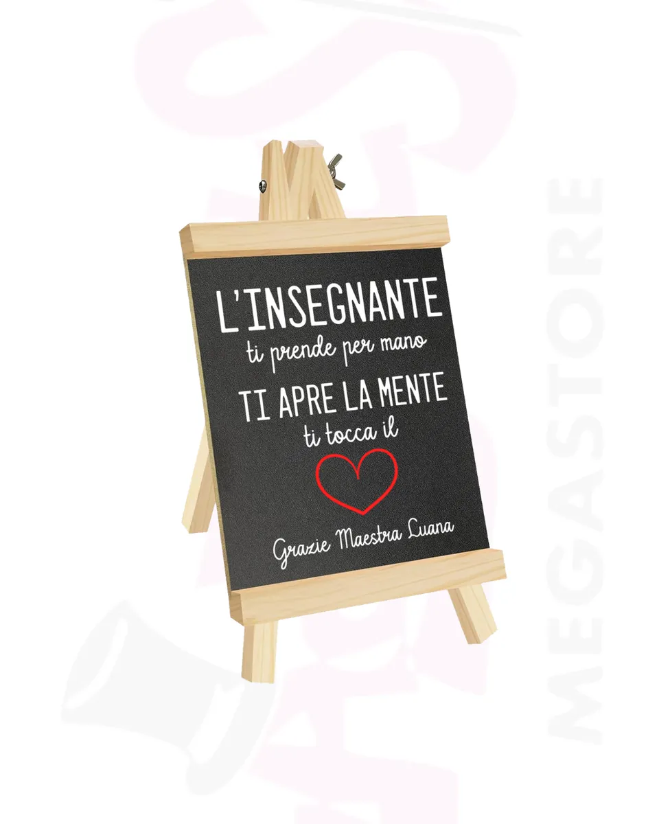 Mr. Gadgets lavagnetta per maestre regalo personalizzato con scatola
