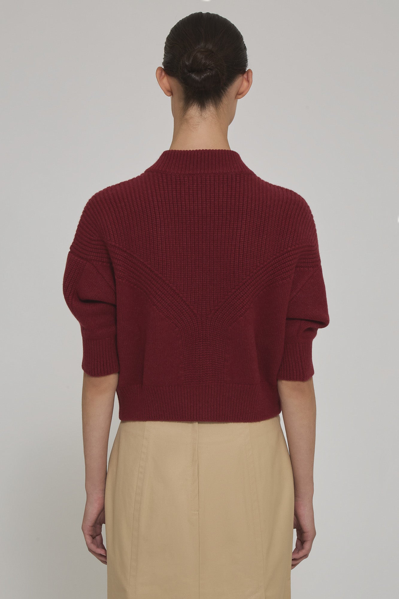 Sa Su Phi Armor maglione cashmere barca bordeaux